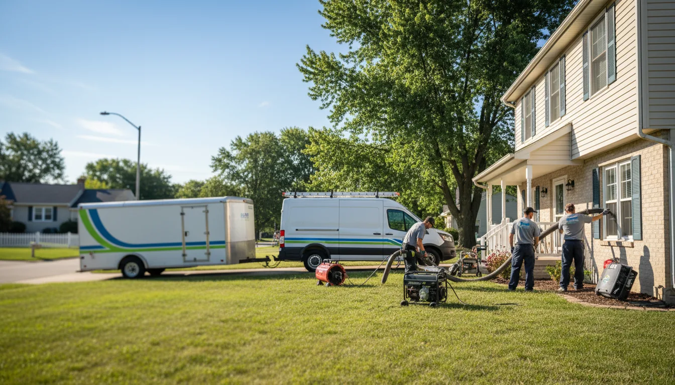 Flooded Basement Restoration And Cleanup With Repair in Wauconda, IL near me